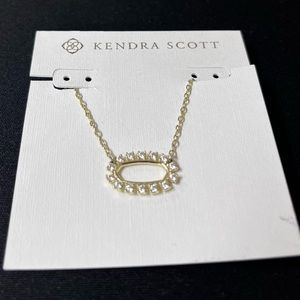 KENDRA SCOTT Elisa Open Frame Crystal Pendant